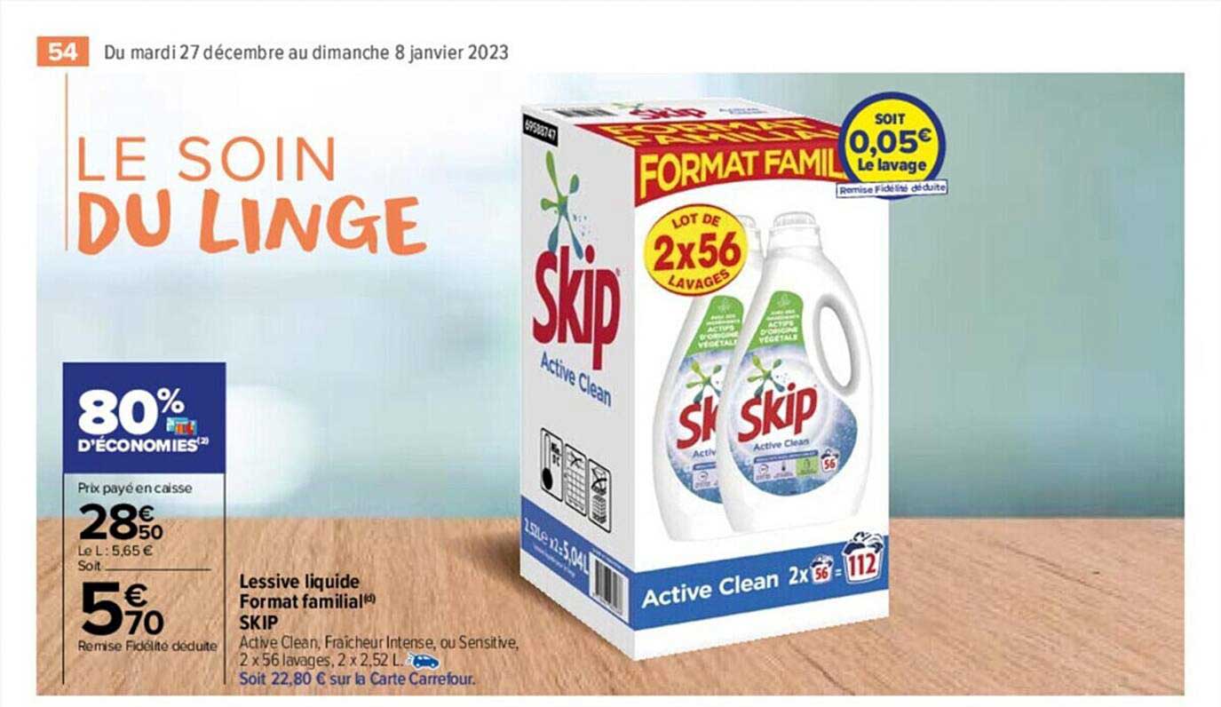 lessive liquide format familial skip