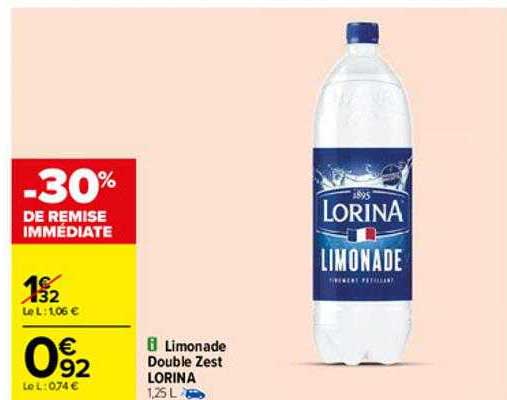 limonade double zest lorina