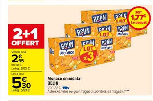 Monaco Emmental Belin