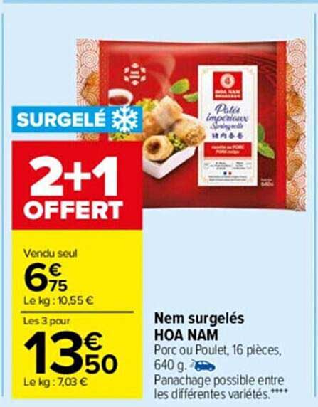 nem surgelés hoa nam