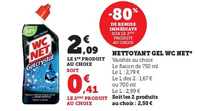 Nettoyant Gel Wc Net