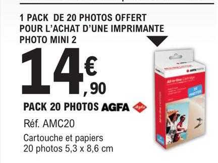 pack 20 photos agfa