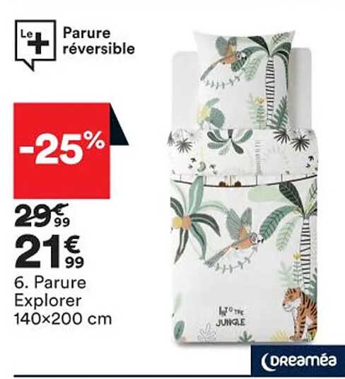 parure explorer 140 x 200 cm dreaméa