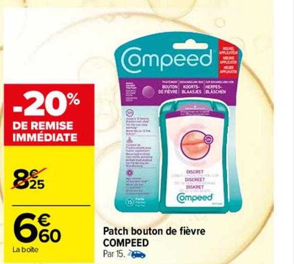 patch bouton de fièvre compeed
