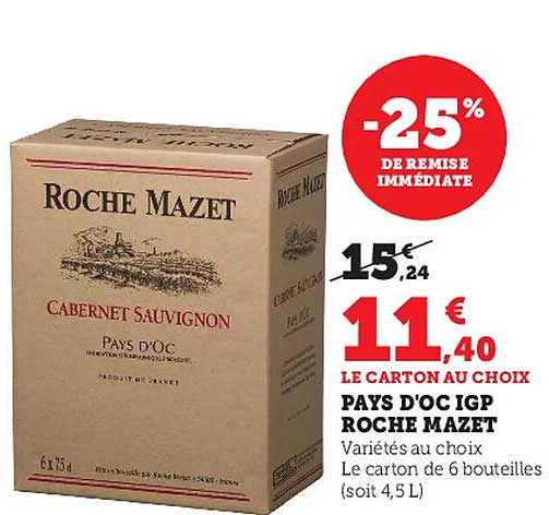 pays d'oc igp roche mazet