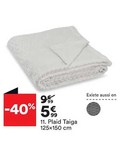 Plaid Taiga 125 X 150 Cm