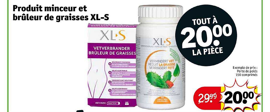 produit minceur et brûleur de graisses xl-s
