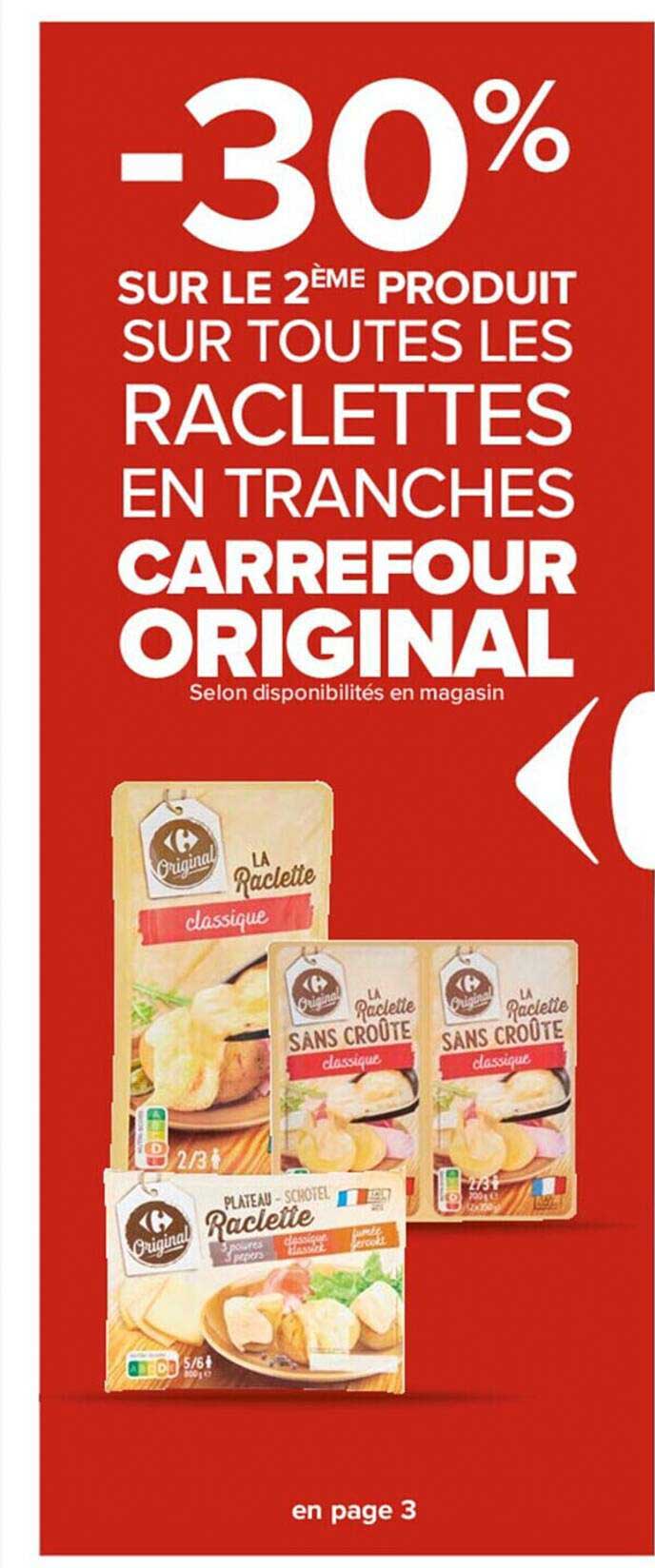 Raclettes En Tranches Carrefour Original