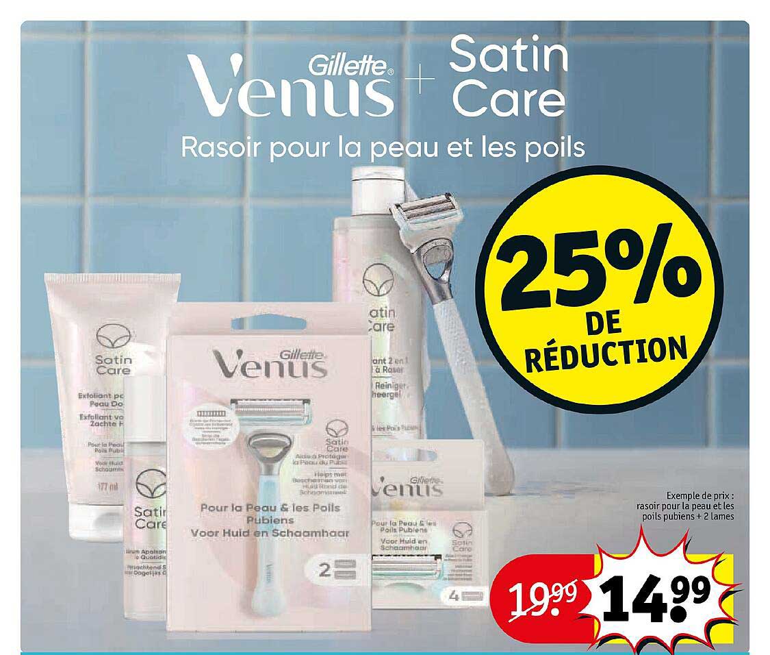 rasoir pour la peau et les poils pubiens + 2 lames