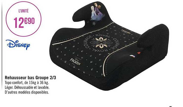 rehausseur bas groupe 2-3 disney