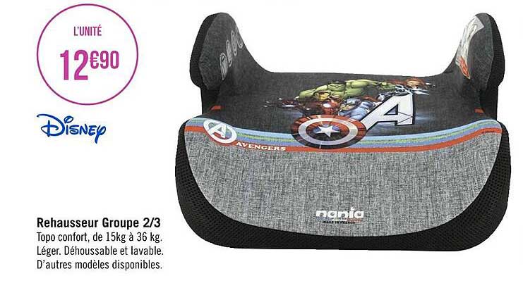 rehausseur groupe 2-3 disney