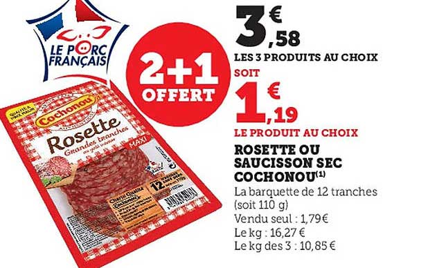 Rosette Ou Saucisson Sec Cochonou