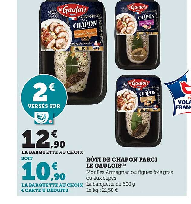 rôti de chapon farci le gaulois