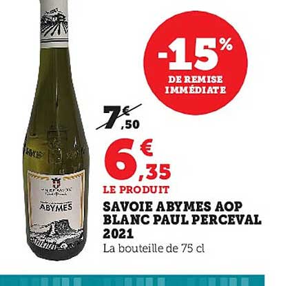 savoie abymes aop blanc paul perceval 2021