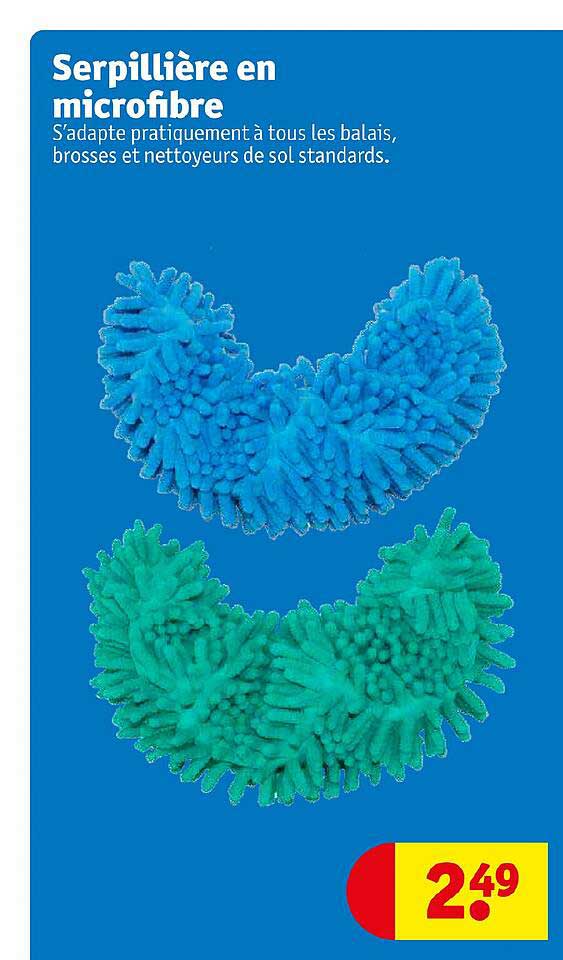 serpillière en microfibre