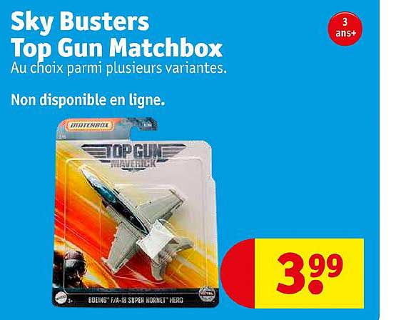 Sky Buster Top Gun Matchbox