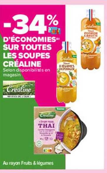 Soupes Créaline