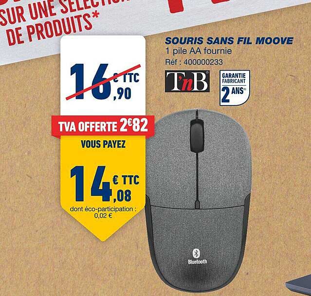 Souris Sans Fil Moove T'nb