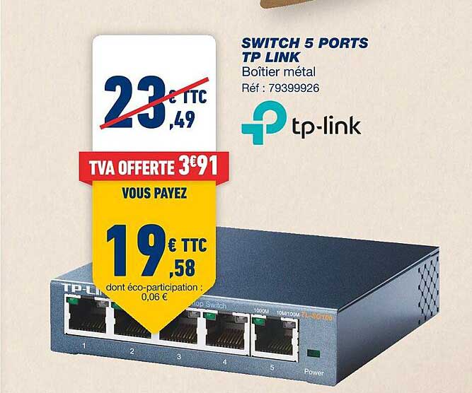 switch 5 ports tp link