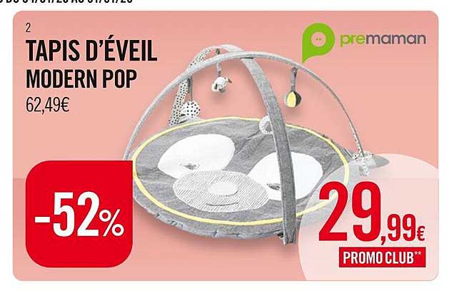 tapis d'éveil modern pop premaman