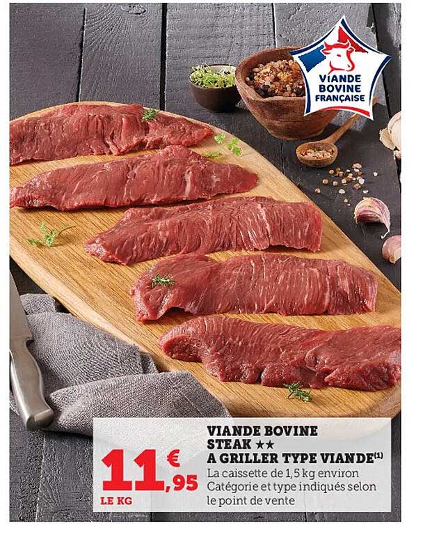 Viande Bovine Steak**à Griller Type Viande