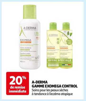 a-derma gamme exoméga control