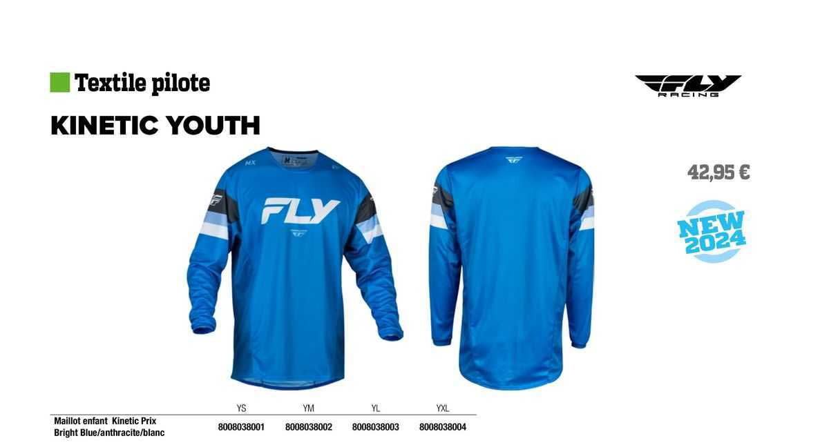 maillot enfant kinetic fly racing