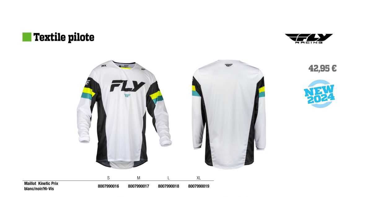 maillot kinetic fly racing