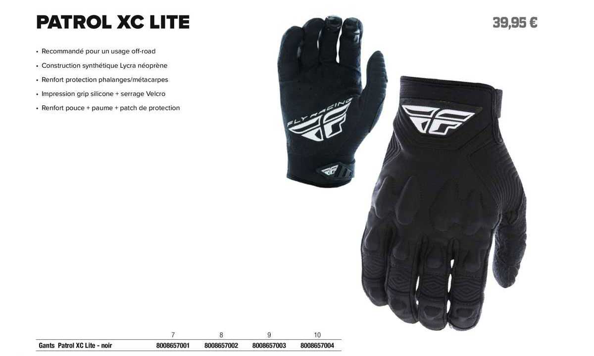 patrol xc lite fly racing