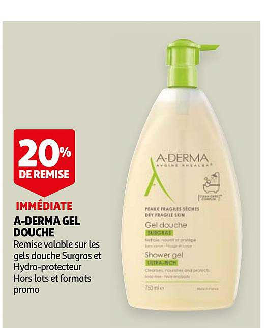 a-derma gel douche