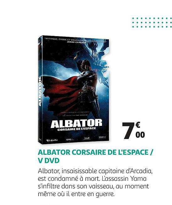 albator corsaire de l'espace - v dvd