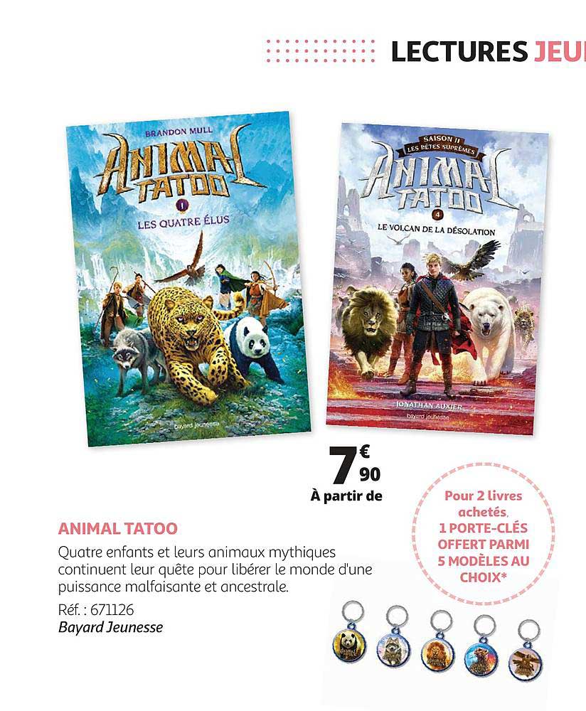 animal tatoo - bayard jeunesse