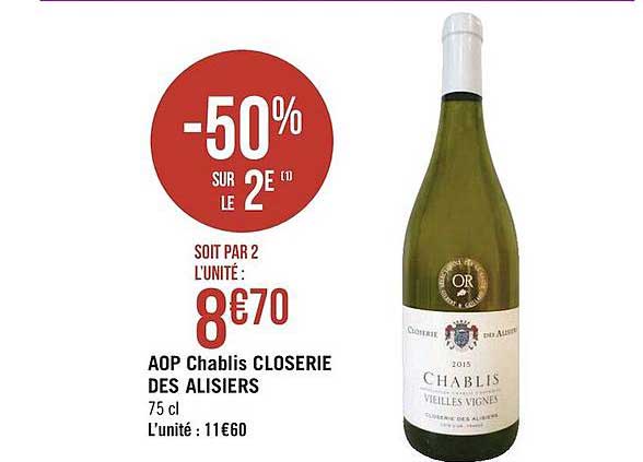 aop chablis closerie des alisiers