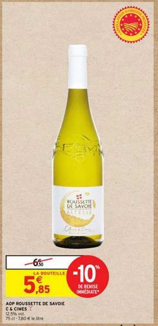 aop roussette de savoie c & cimes