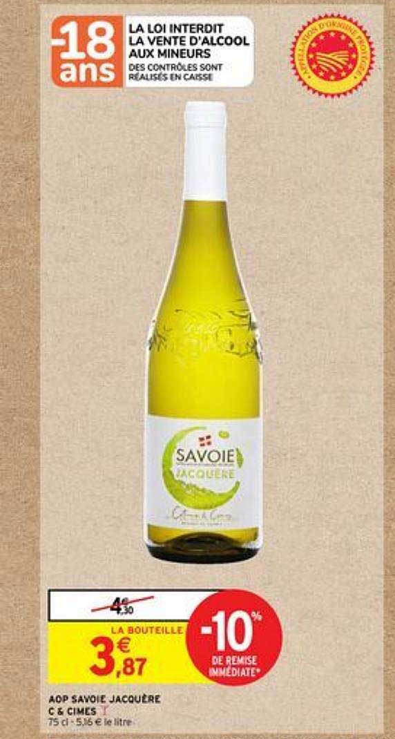 aop savoie jacquère c & cimes