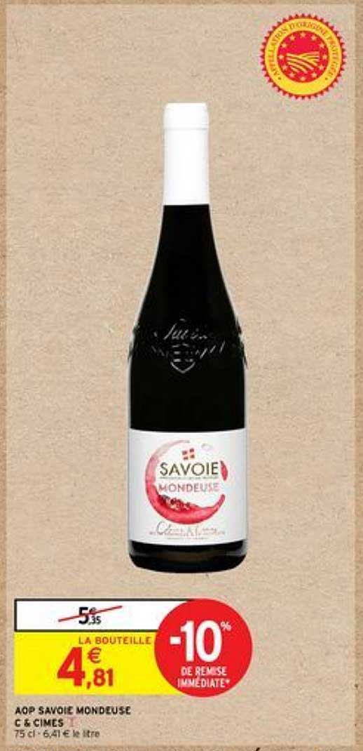 aop savoie mondeuse c & cimes