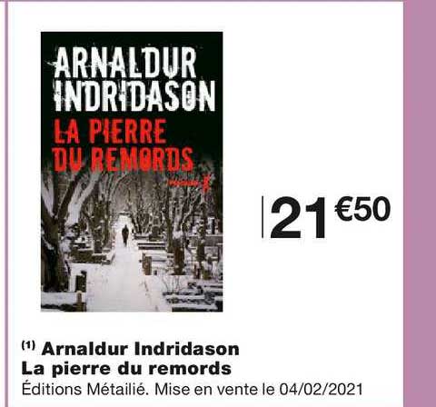 arnaldur indridason la pierre du remords