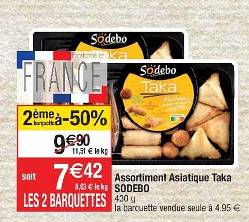 assortiment asiatique taka sodebo