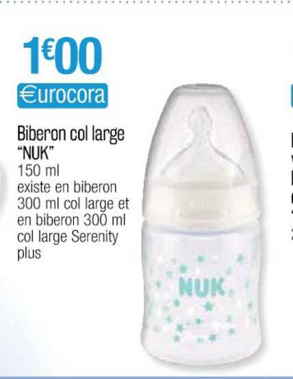 biberon col large "nuk"