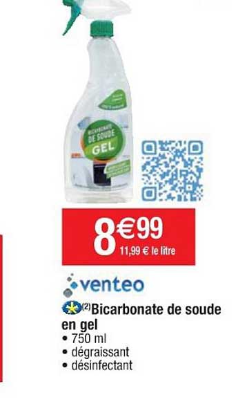Bicarbonate De Soude En Gel Venteo