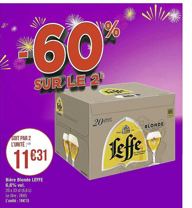 Bière Blonde Leffe