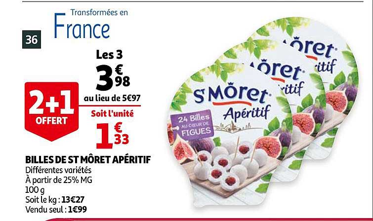 billes de st môret apéritif