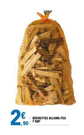 bûchettes allume-feu 7 dm3