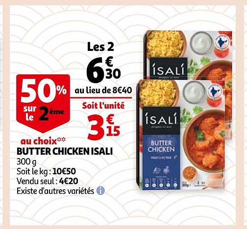 Butter Chicken Isali