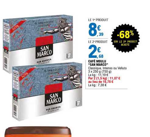 café moulu "san marco"