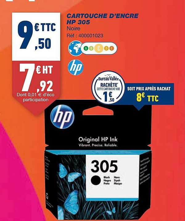 cartouche d'encre hp 305