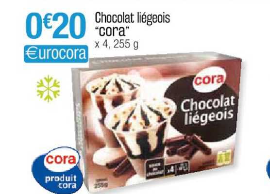 Chocolat Liégeois "cora"