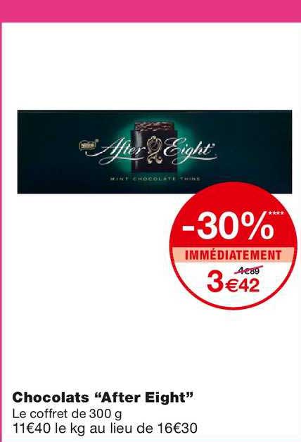chocolats "after eight"