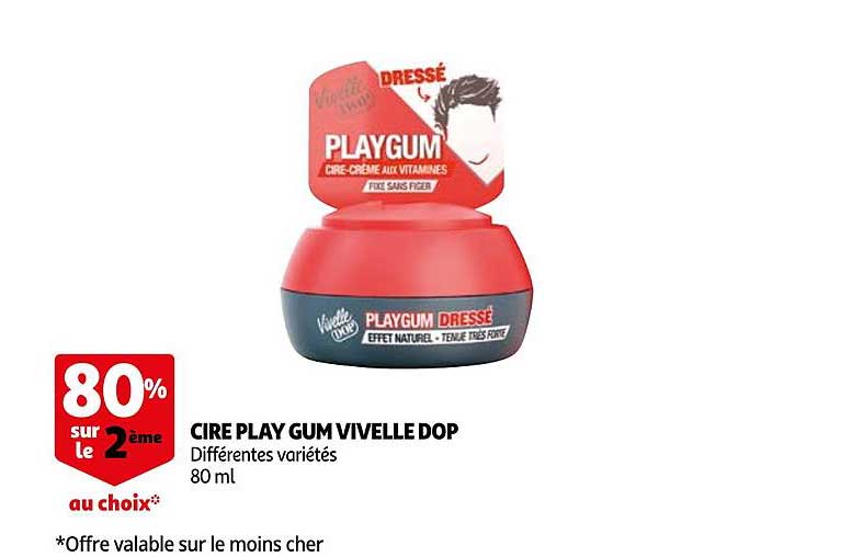 cire play gum vivelle dop