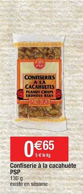 Confiserie à La Cacahuète Psp